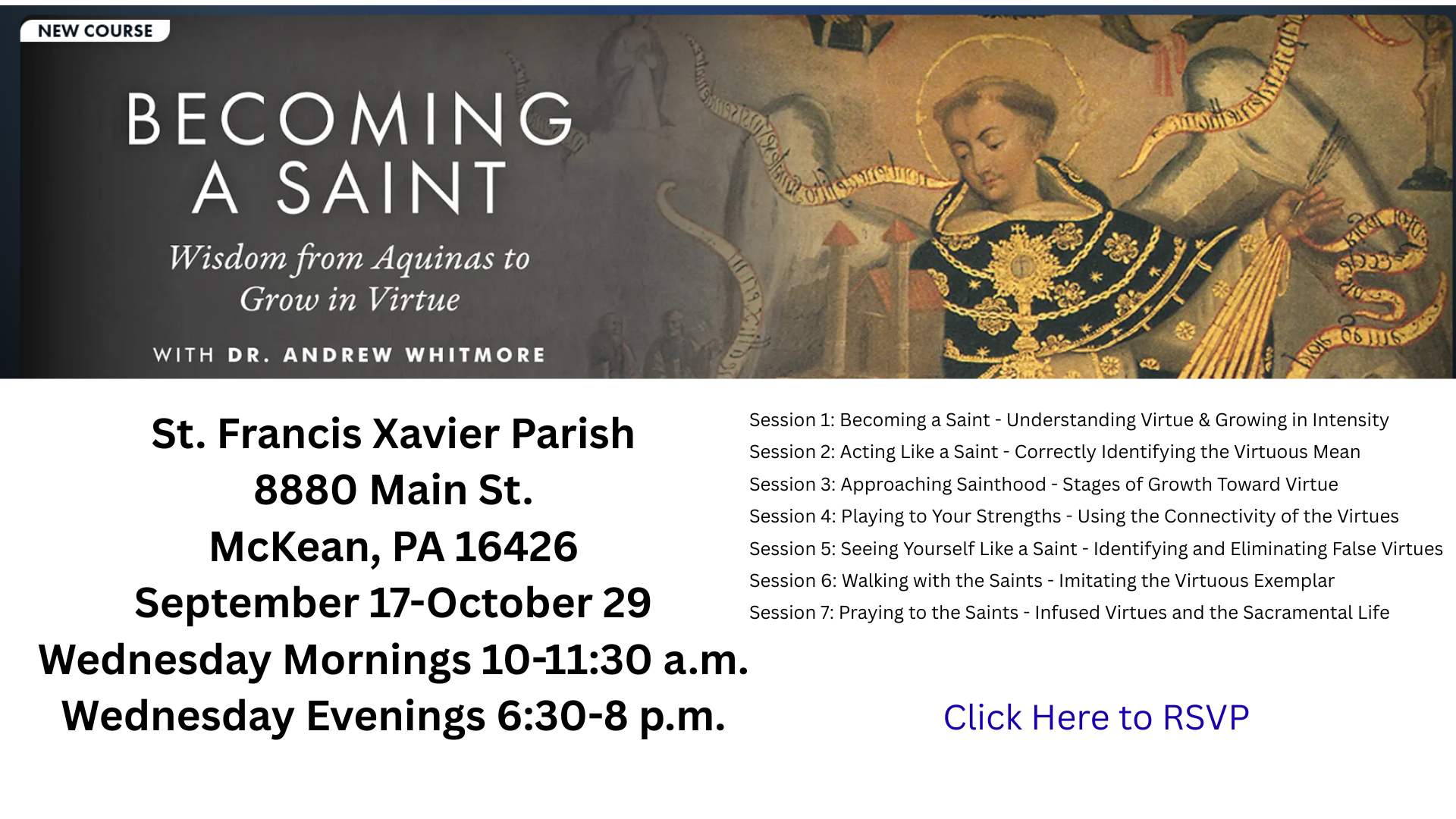 Becoming a Saint
